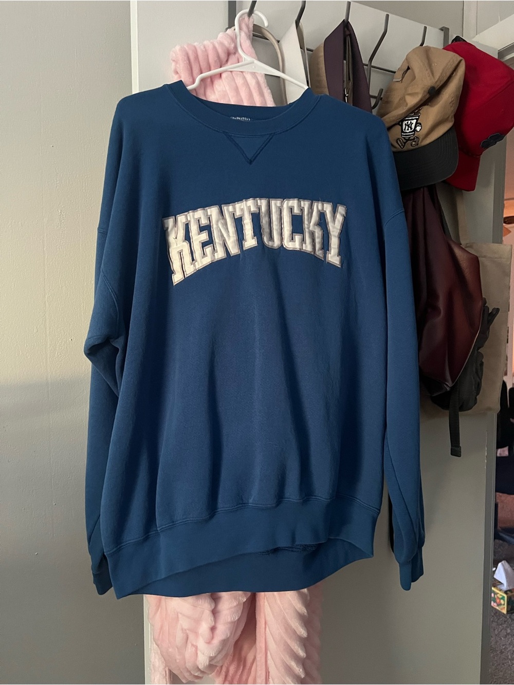Soffe Men's Blue 'Kentucky' Crewneck Sweatshirt